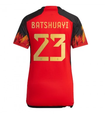 Lacne Ženy Futbalové dres Belgicko Michy Batshuayi #23 MS 2022 Krátky Rukáv - Domáci